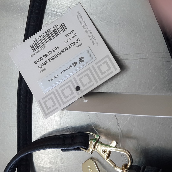 LIZ CLAIBORNE Crossbody Clutch Wallet Handbag Purse​ Bag "LC ELLY" NWT New Black - Picture 6 of 8